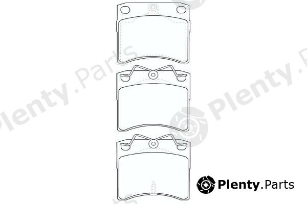  NiBK part PN0278 Brake Pad Set, disc brake