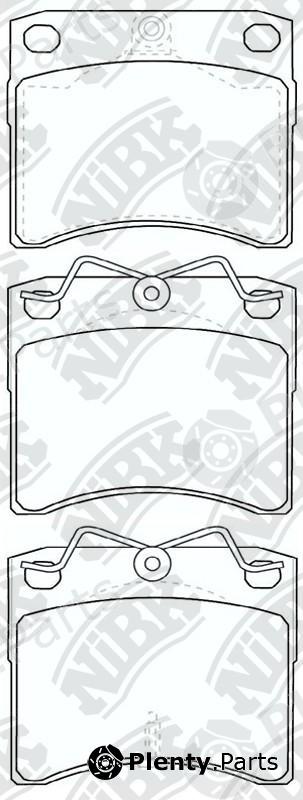  NiBK part PN0278 Brake Pad Set, disc brake