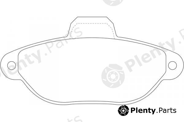  NiBK part PN0287 Brake Pad Set, disc brake