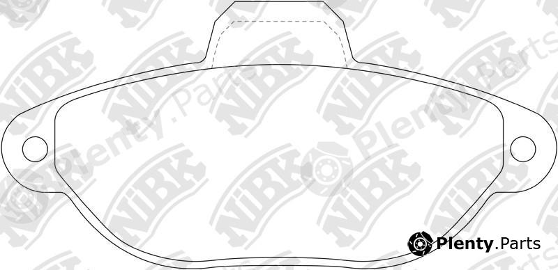  NiBK part PN0287 Brake Pad Set, disc brake