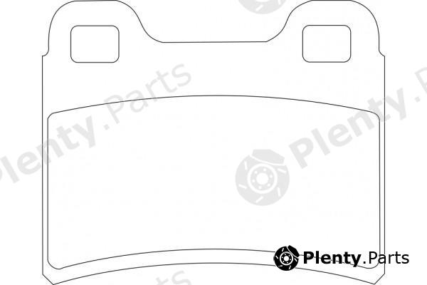  NiBK part PN0294 Brake Pad Set, disc brake
