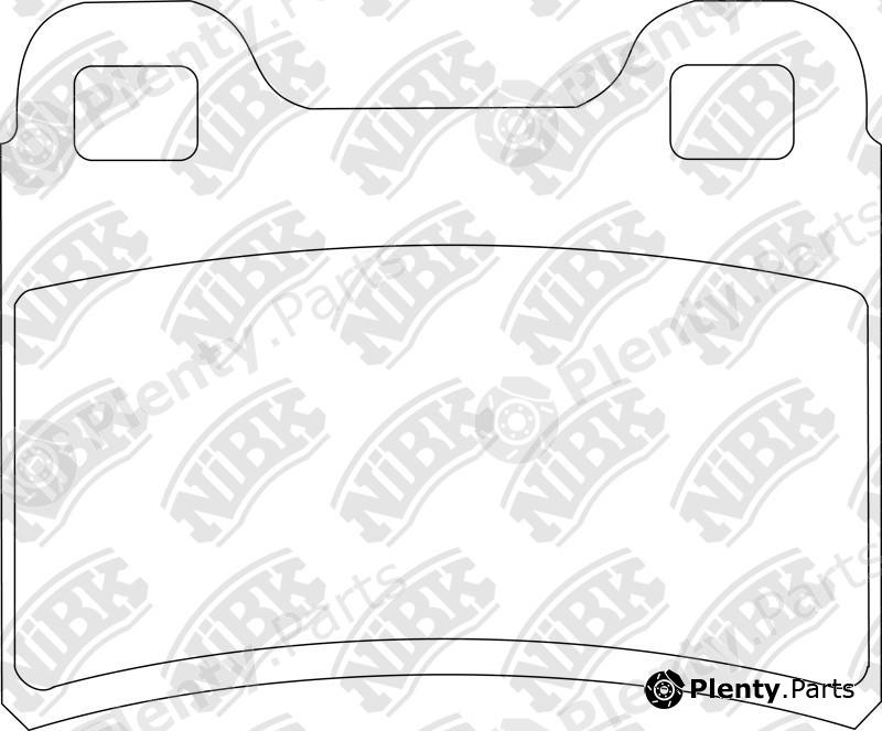  NiBK part PN0294 Brake Pad Set, disc brake