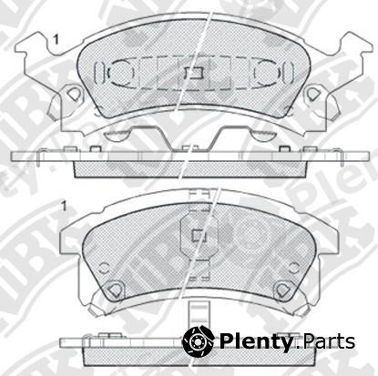  NiBK part PN0311 Brake Pad Set, disc brake