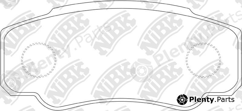  NiBK part PN0331 Brake Pad Set, disc brake