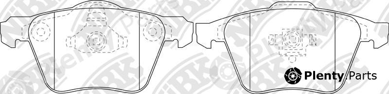  NiBK part PN0352 Brake Pad Set, disc brake