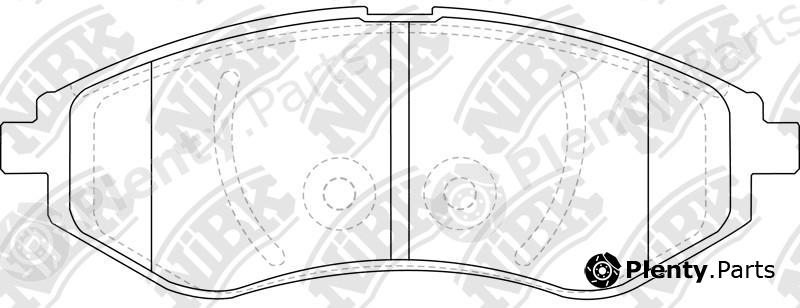  NiBK part PN0370 Brake Pad Set, disc brake
