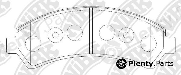  NiBK part PN0413 Brake Pad Set, disc brake