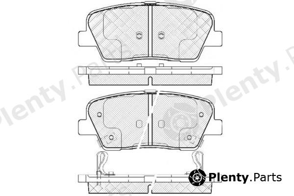  NiBK part PN0415 Brake Pad Set, disc brake