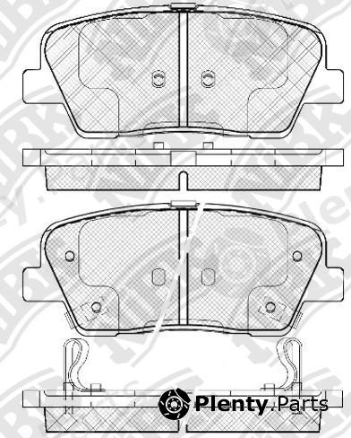  NiBK part PN0415 Brake Pad Set, disc brake
