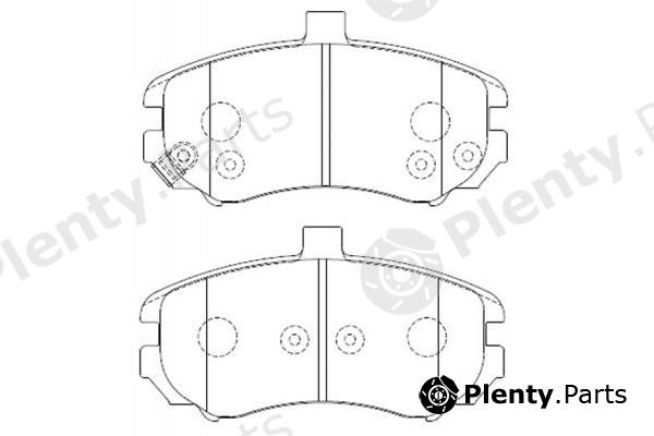  NiBK part PN0419 Brake Pad Set, disc brake