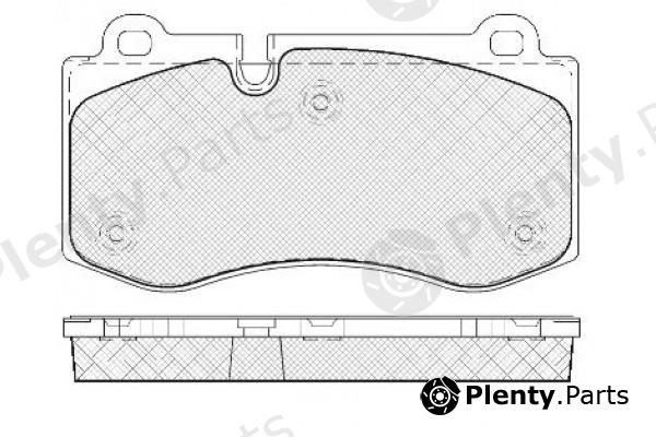  NiBK part PN0453 Brake Pad Set, disc brake