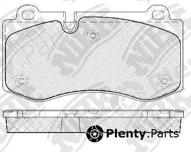  NiBK part PN0453 Brake Pad Set, disc brake