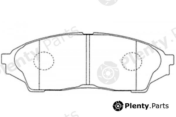  NiBK part PN1434 Brake Pad Set, disc brake