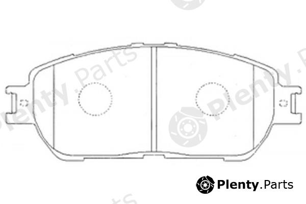  NiBK part PN1480 Brake Pad Set, disc brake