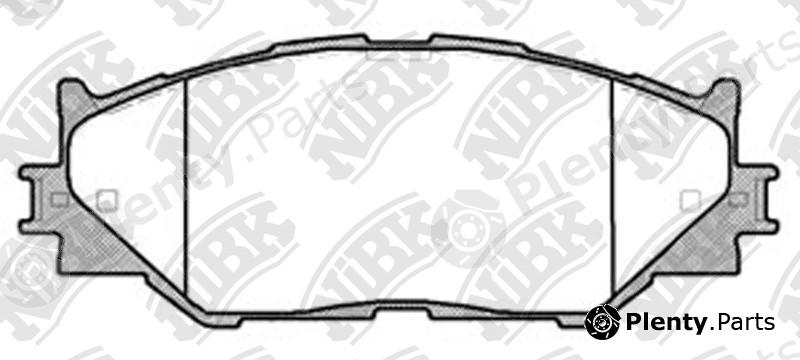  NiBK part PN1829 Brake Pad Set, disc brake