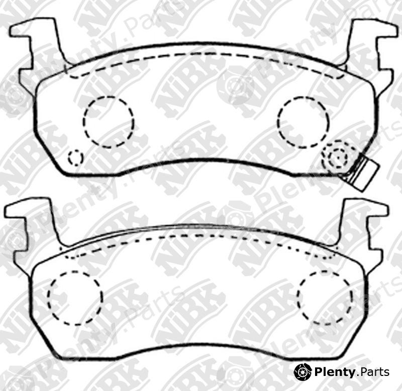  NiBK part PN2131 Brake Pad Set, disc brake