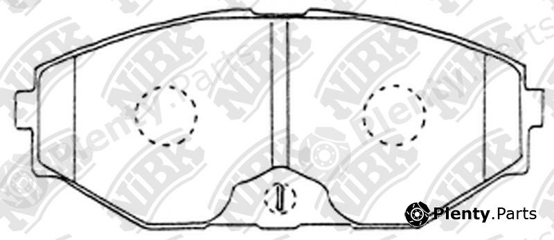  NiBK part PN2261 Brake Pad Set, disc brake
