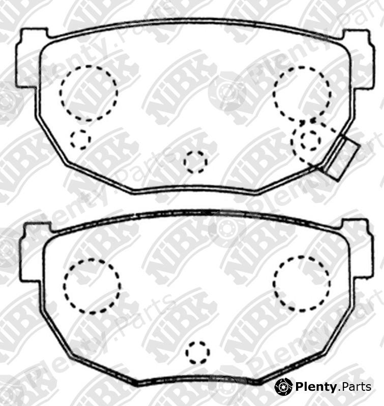  NiBK part PN2377 Brake Pad Set, disc brake