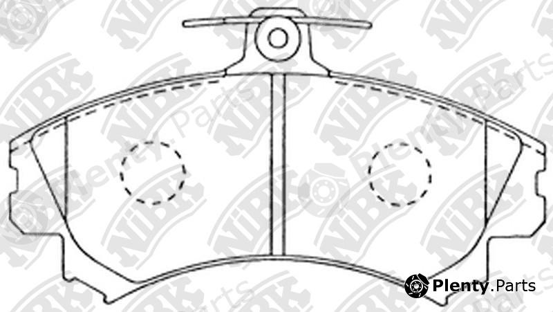  NiBK part PN3090 Brake Pad Set, disc brake
