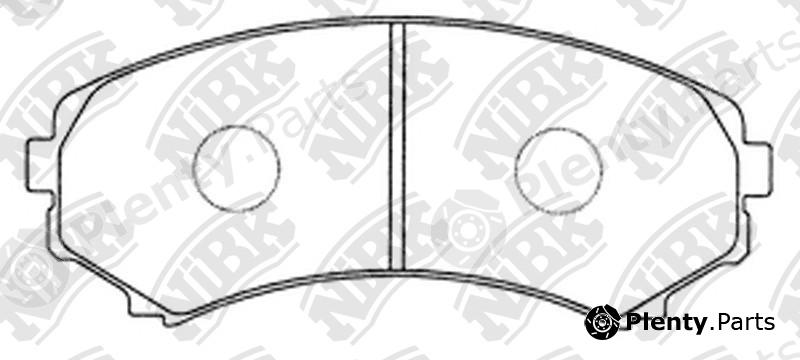  NiBK part PN3414 Brake Pad Set, disc brake