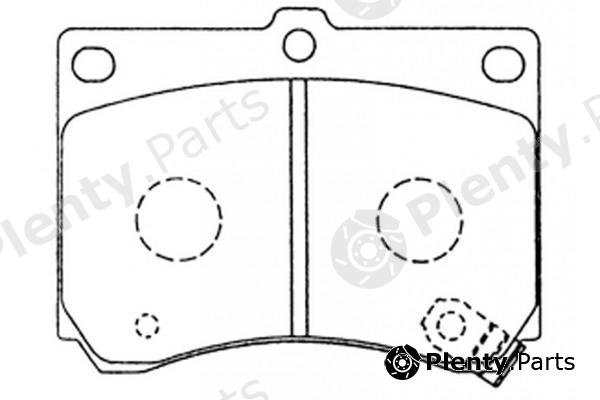  NiBK part PN5230 Brake Pad Set, disc brake