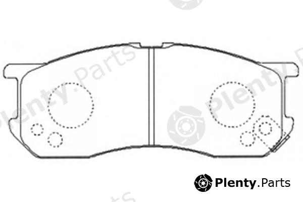  NiBK part PN6341 Brake Pad Set, disc brake