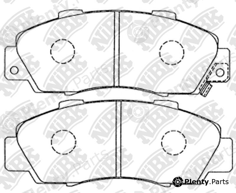  NiBK part PN8254 Brake Pad Set, disc brake