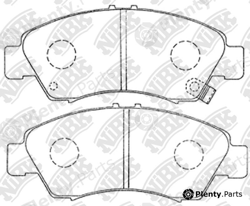 NiBK part PN8265 Brake Pad Set, disc brake