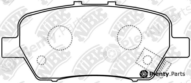  NiBK part PN8506 Brake Pad Set, disc brake