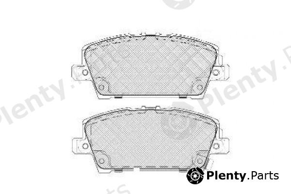  NiBK part PN8866 Brake Pad Set, disc brake