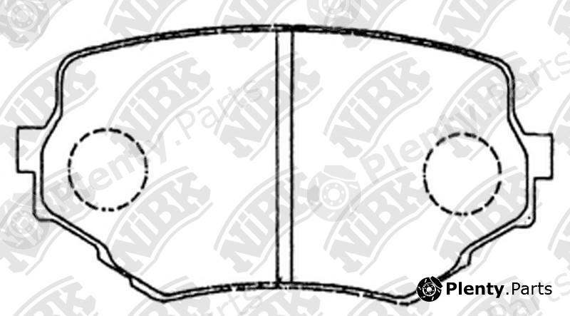  NiBK part PN9382 Brake Pad Set, disc brake
