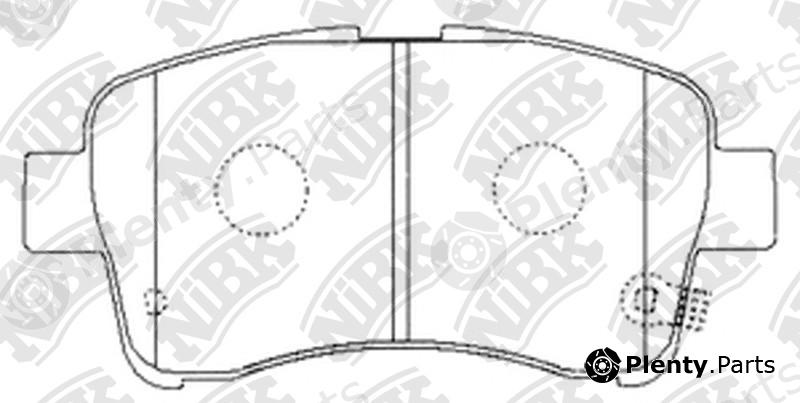 NiBK part PN9461 Brake Pad Set, disc brake