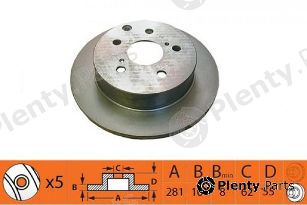  NiBK part RN1433 Brake Disc