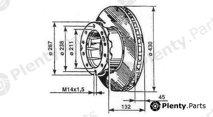 ERREVI part 713588 Replacement part