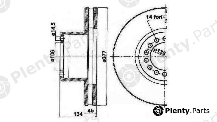  ERREVI part 713667 Replacement part