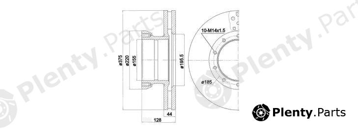  ERREVI part 713710 Replacement part