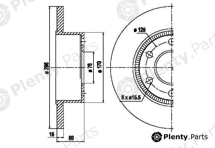  ERREVI part 713735 Replacement part