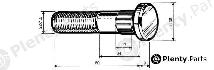  ERREVI part 729350 Replacement part