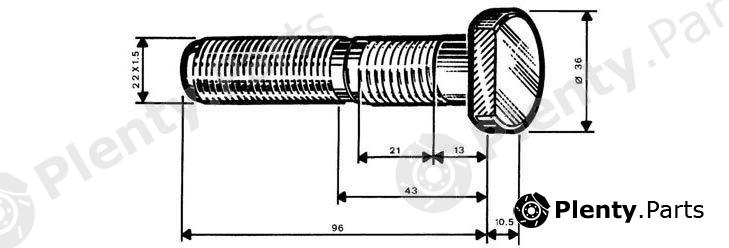  ERREVI part 729354 Replacement part