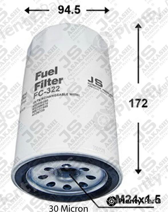  JS ASAKASHI part FC322J Replacement part