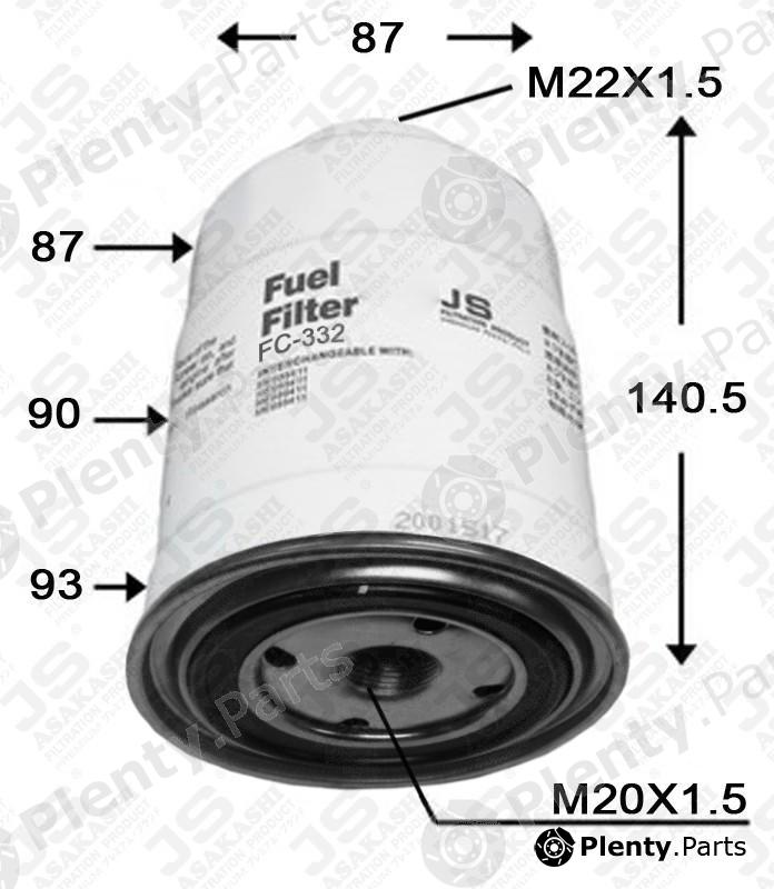  JS ASAKASHI part FC-332J (FC332J) Replacement part