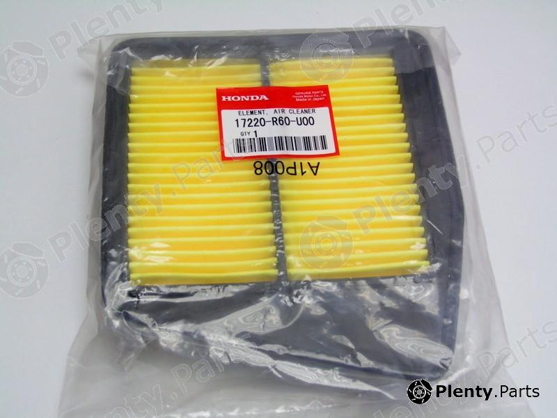 Genuine HONDA part 17220R60U00 Air Filter