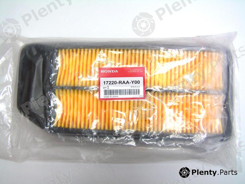 Genuine HONDA part 17220RAAY00 Air Filter