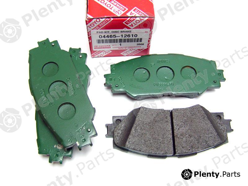 Genuine TOYOTA part 04465-12610 (0446512610) Brake Pad Set, disc brake