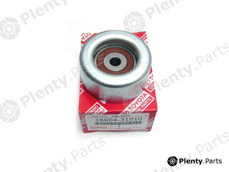 Genuine TOYOTA part 1660431010 Deflection/Guide Pulley, v-ribbed belt