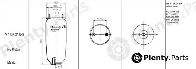  VIBRACOUSTIC part V1DK21B-5 (V1DK21B5) Replacement part