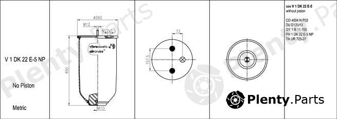  VIBRACOUSTIC part V1DK22E5NP Replacement part