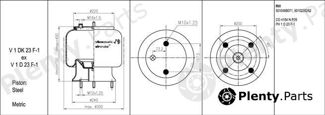  VIBRACOUSTIC part V1DK23F1 Replacement part