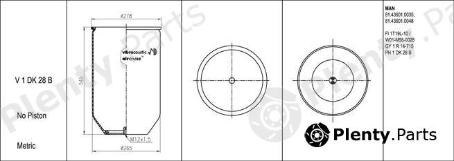  VIBRACOUSTIC part V1DK28B Replacement part