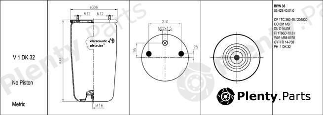  VIBRACOUSTIC part V1DK32 Replacement part